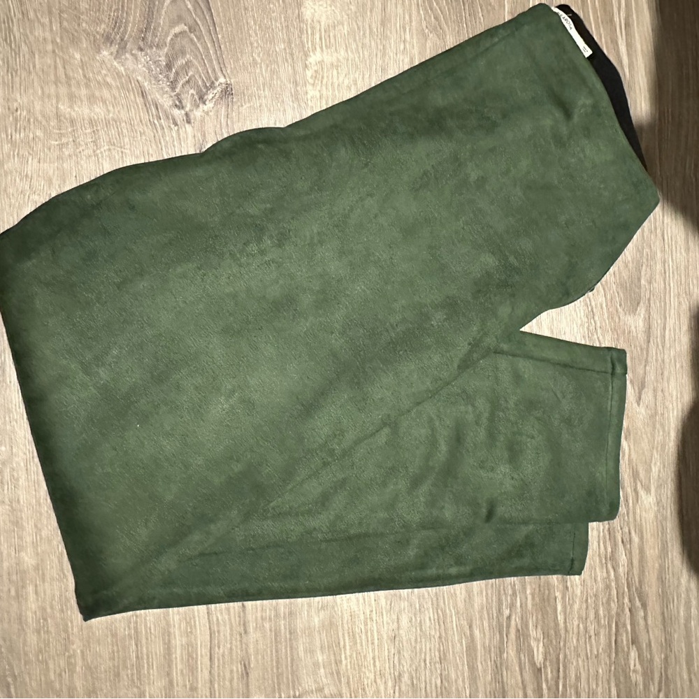 Tularosa velvet pants in Forest Green